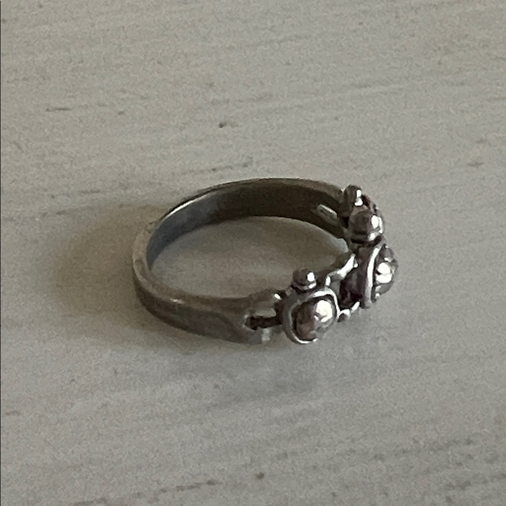 1990’s Turtle Silver Decorative Ring - image 2